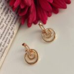 گوشواره حلقه ای نگیندار ژوپینگ