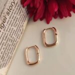 گوشواره حلقه ای مربعی ژوپینگ