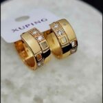 گوشواره حلقه ای نگیندار کد 1085