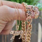 گردنبند دستبند ببر ژوپینگ کد 2116