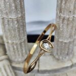 دستبند تک نگین ژوپینگ کد 2447