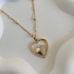 پلاک زنجیر قلب ژوپینگ کد 2333