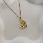 گردنبند قلب استیل کد 2336