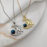 گردنبند ماه و اسب کد 3235