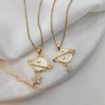 گردنبند زحل  کد 1113