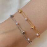 پابند دولاین قلبی استیل کد 2291