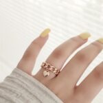 انگشتر کارتیر قلبی کد 25512