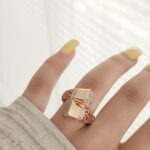 انگشتر ژوپینگ نگینی 25588