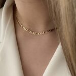 گردنبند فیگارو نازک کد 1422