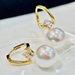 گوشواره مروارید مجلسی  کد 2124