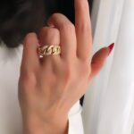 انگشتر کارتی تمام نگین