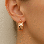 گوشواره حلقه ای ژوپینگ کد 2376
