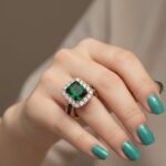 انگشتر زمرد xuping