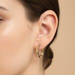 گوشواره تراش دار مدرن