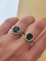 نیم ست ژوپینگ زمرد 48z980 - Image 2