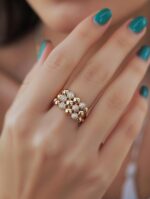 انگشتر ژوپینگ البرنادوی نگینی کد 68z338