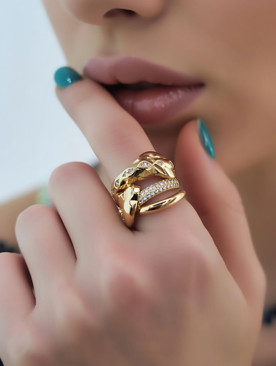 انگشتر ژوپینگ کد73z458 - ژوپینگ استیل- بدلیجات ژوپینگ