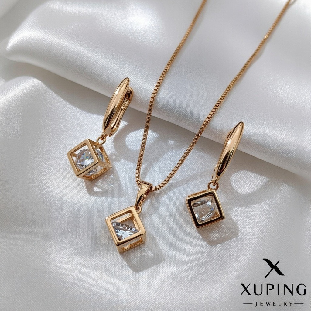 نیم ست مکعبی xupingکد5Z420 – ژوپینگ استیل- بدلیجات ژوپینگ